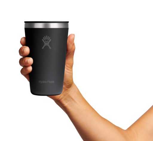 16 OZ ALL AROUND TUMBLER PRESS-IN LID BLACK