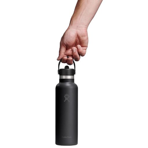21 OZ STANDARD FLEX CAP BLACK