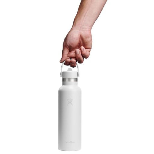 21 OZ STANDARD FLEX STRAW CAP WHITE